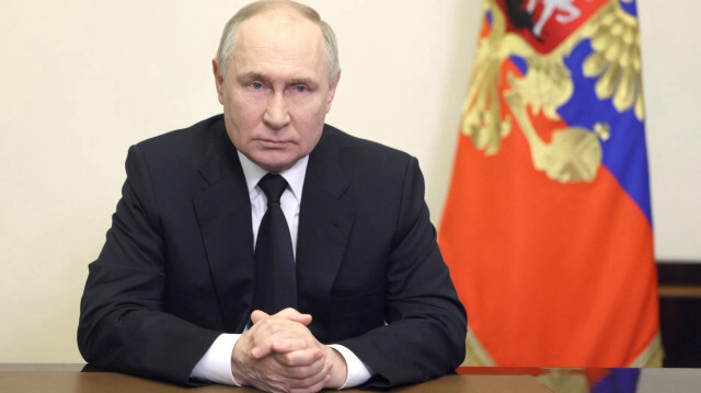 Vladimir Poutine, président de la Fédération de Russie, le 23 mars 2024.