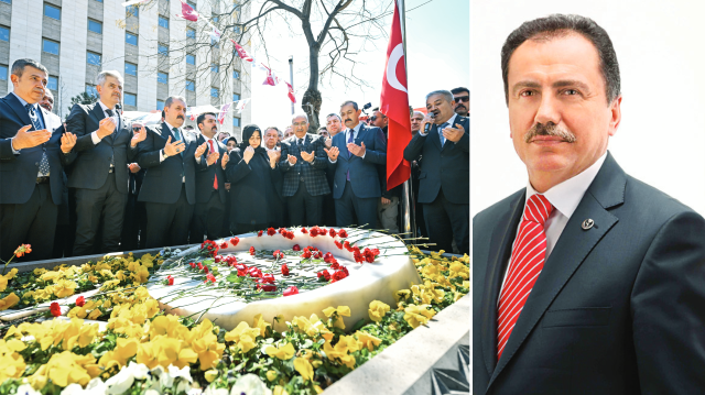 Büyük Birlik Partisi (BBP) Kurucu Genel Başkanı Muhsin Yazıcıoğlu, vefatının 15’inci yılında Ankara’da bulunan Taceddin Dergahı'ndaki kabri başında anıldı.