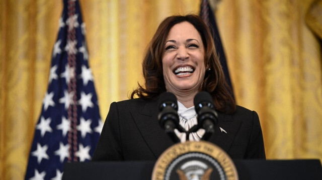 La vice-présidente des États-Unis, Kamala Harris.
