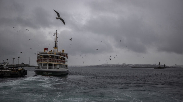 İstanbul'da bazı vapur seferleri iptal edildi. 