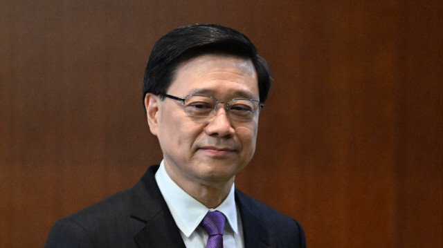 Le chef de l'exécutif de Hong Kong, John Lee.