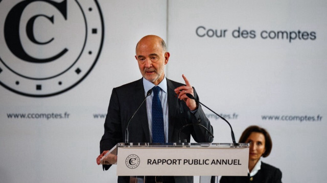 Le Président de la Cour des comptes française, Pierre Moscovici, le 12 mars 2024.
