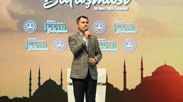 Cumhur İttifakı'nın İstanbul adayı Murat Kurum, "Roman Vatandaşlarımızla İftar Buluşması"na katılarak konuşma yaptı.