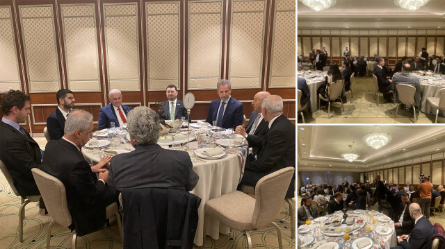 Binali Yıldırım'ın yanı sıra çok sayıda Türk akademisyen, yetkili ve basın mensubu, Suudi Arabistan'ın Ankara Büyükelçisi Fehd Esad Ebu el-Nasr'ın verdiği iftar yemeğinde buluştu.
