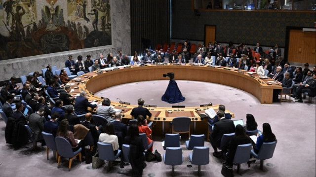 Le Conseil de sécurité de l'ONU a adopté une résolution exigeant un cessez-le-feu immédiat dans la bande de Gaza, le 25 mars 2024.
