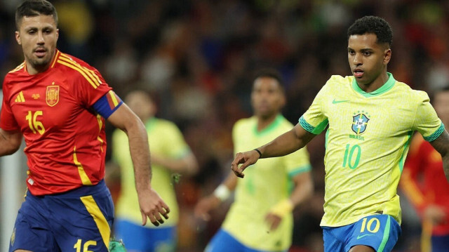 Hazırlık maçında İspanya konuk ettiği Brezilya ile 3-3 berabere kaldı.