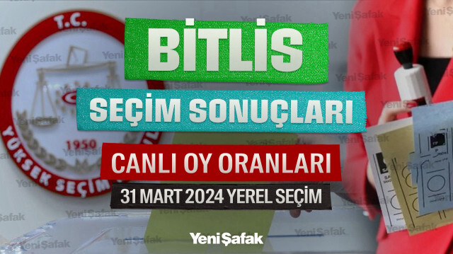 Bitlis Yerel Seçim Sonuçları 31 Mart 2024