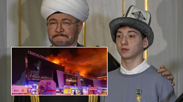 Rusya'daki terör saldırısında onlarca hayatı kurtaran Müslüman gence hizmet madalyası verildi.