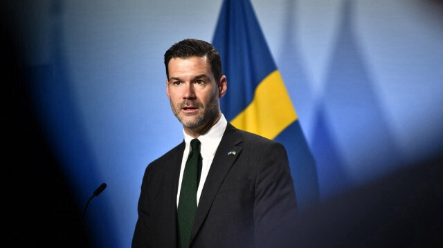 Le ministre de la Coopération internationale pour le développement de Suède, Johan Forssell.