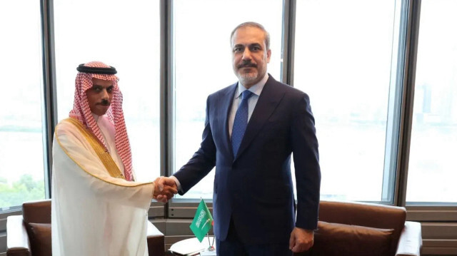 Dışişleri Bakanı Hakan Fidan ve Suudi Arabistan Dışişleri Bakanı Faysal bin Ferhan 