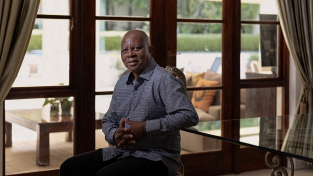 Le chef du parti ActionSA, Herman Mashaba, à Johannesburg le 4 mars 2024.