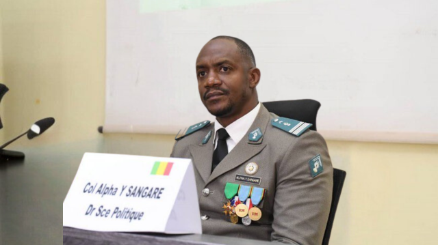 Le colonel malien Alpha Yaya Sangaré, auteur de l'ouvrage "Mali : le Défi du terrorisme en Afrique".