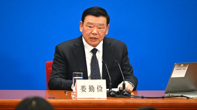 Le porte-parole de la session parlementaire chinoise de 2024, Lou Qinjian.