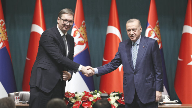 Aleksandar Vucic - Cumhurbaşkanı Recep Tayyip Erdoğan