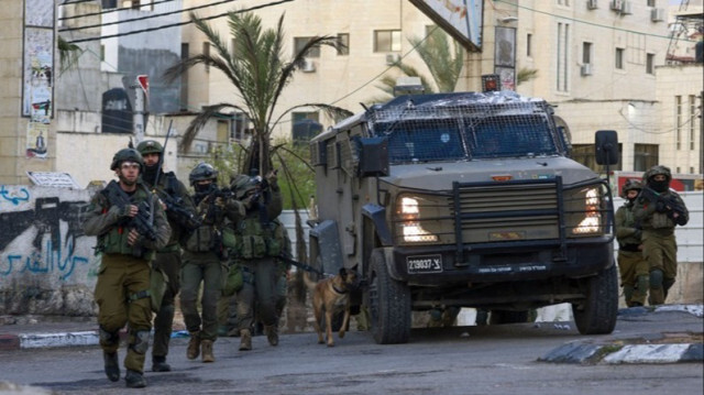 L'entité d'occupation israélienne effectue un raid en Palestine occupée, le 04 mars 2024.