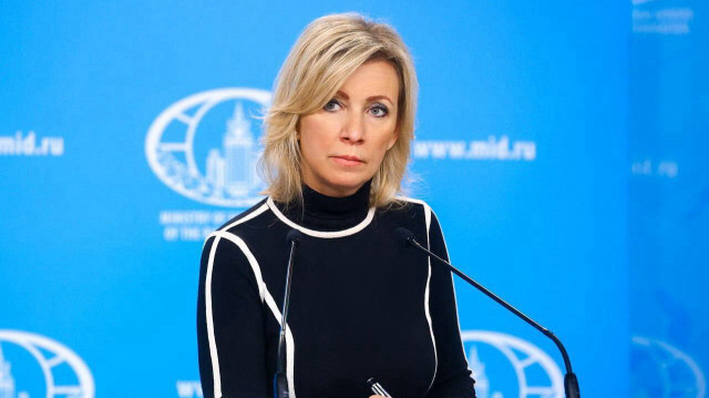 La porte-parole du ministère russe des Affaires étrangères, Maria Zakharova.