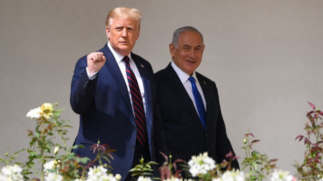 L'ancien président des États-Unis, Donald Trump et le Premier ministre israélien, Benyamin Netanyahu.