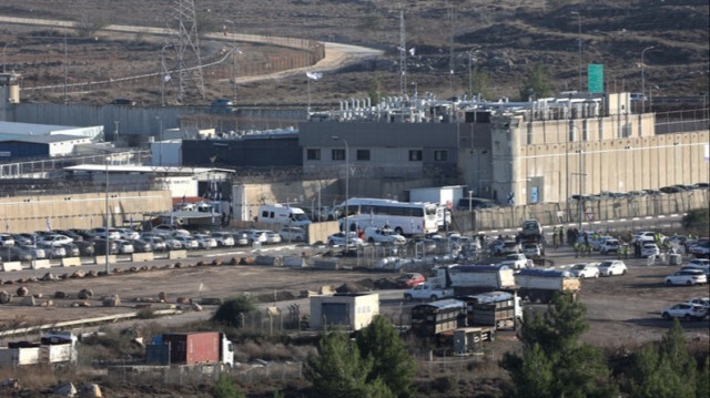 La prison militaire israélienne d'Ofer en Palestine occupée.