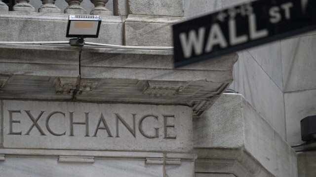 Vue extérieure de la Bourse de New York (NYSE) à Wall Street, le 31 janvier 2024.