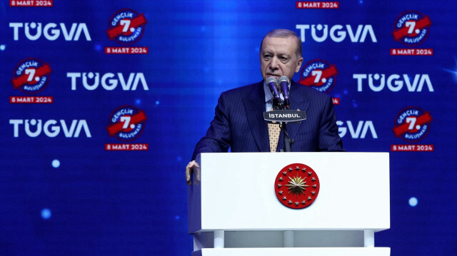 Le président turc, Recep Tayyip Erdogan, à Istanbul, le 8 mars 2024.
