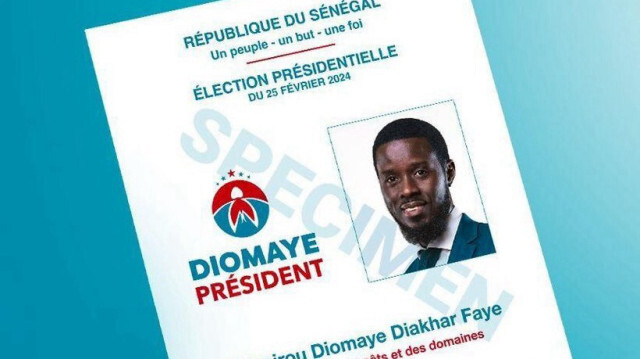 Le candidat de l'opposition, Bassirou Diomaye Diakhar Faye.