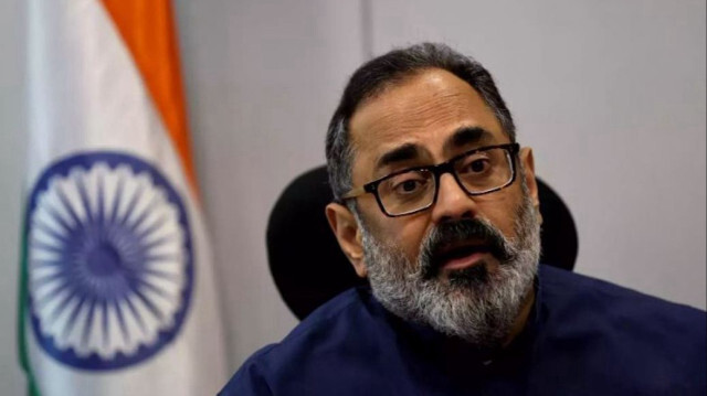 Le ministre indien des Technologies de l'information Rajeev Chandrasekhar.