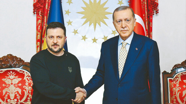 Cumhurbaşkanı Erdoğan, Ukrayna lideri Volodimir Zelenski ile görüştü.