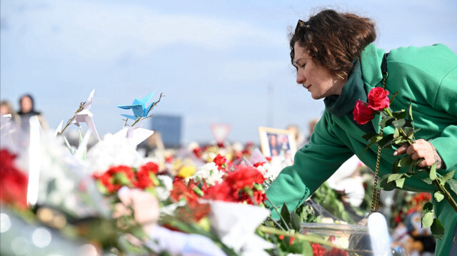 Прошла церемония поминовения погибших в результате теракта в концертном зале "Крокус Сити Холл" в Москве.