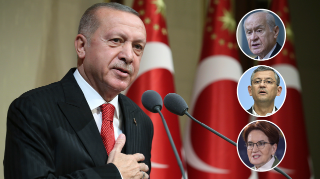 Cumhurbaşkanı Erdoğan siyasi parti liderleri ile bayramlaştı