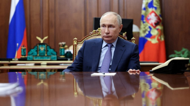 Le président russe Vladimir Poutine à Moscou le 10 avril 2024.
