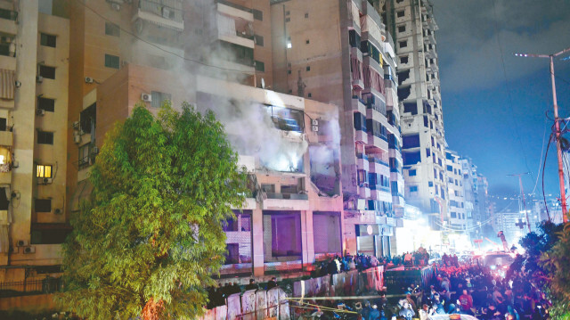 Lübnan'ın başkenti Beyrut'ta düzenlenen hava saldırısında, Hamas ofisinin bulunduğu bina büyük oranda yıkıldı. Aruri beraberindeki 6 kişiyle bu binada katledildi.