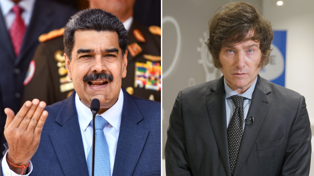 İşgalci İsrail'e destek veren Arjantin lideri Milei'ye Maduro'dan sert tepki