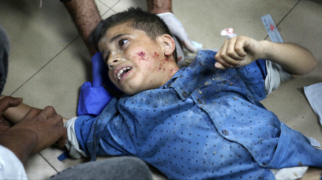 Katil İsrail 193 gündür saldırılarını sürdürüyor Gazze'de can kaybı 33