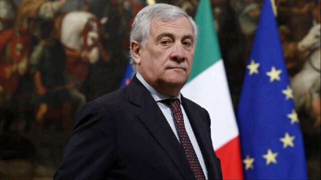 Italy's foreign minister Antonio Tajani 