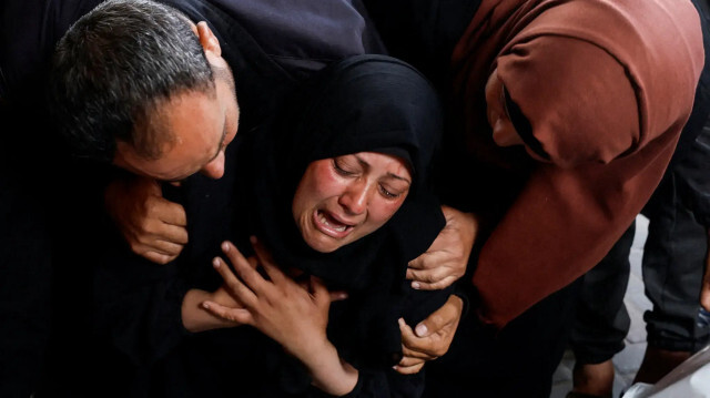 Во вторник был объявлен траур в связи с гибелью палестинцев, погибших в результате авиаударов в Рафахе, сектор Газа.