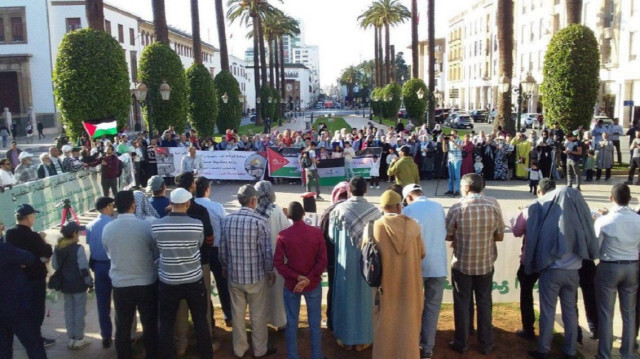 المغرب.. وقفة تضامنية تطالب بوقف "الإبادة الجماعية" في غزة