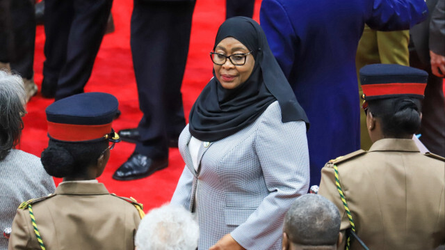 La Présidente de la Tanzanie, Samia Suluhu Hassan.