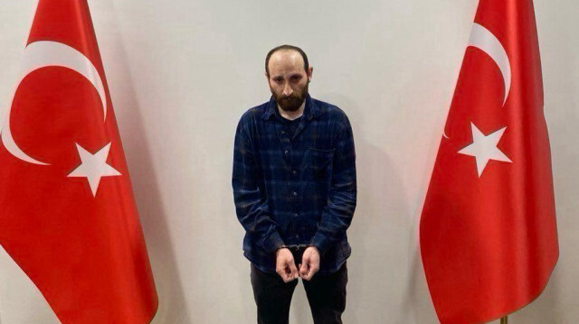 L'un des chefs de l'organisation terroriste du DHKP-C, Fehmi Oral Mese, arrêté à Istanbul en Turkiye, le 18 avril 2024.