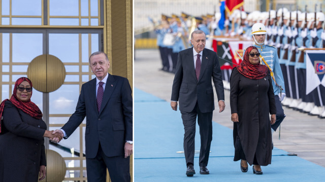 Cumhurbaşkanı Erdoğan ve Tanzanya Birleşik Cumhuriyeti Cumhurbaşkanı Hassan