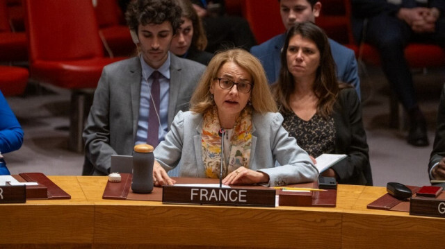 La Représentante permanente adjointe de la France auprès des Nations unies, Nathalie Broadhurst.