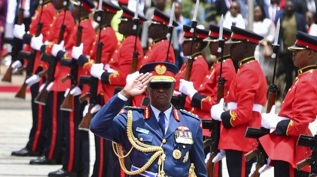 Le chef des forces de défense du Kenya, le général Francis Ogolla, décédé le 18 avril 2024, lors du crash d'un hélicoptère,