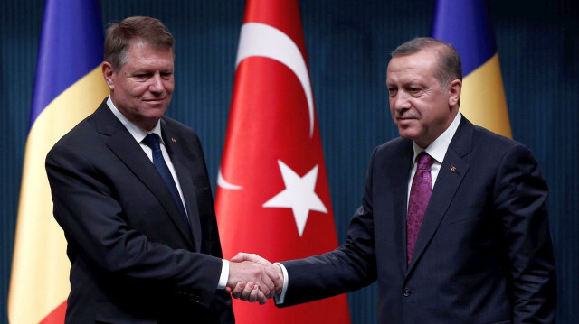 Romanya Cumhurbaşkanı Klaus Iohannis - Cumhurbaşkanı Recep Tayyip Erdoğan
