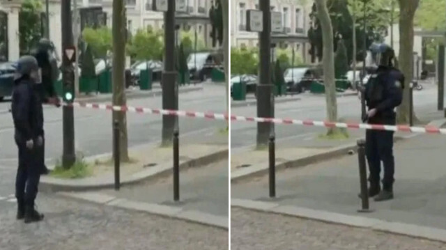 Paris'te canlı bomba paniği