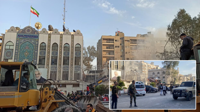 İsrail İran'ın Şam'daki konsolosluk binasını vurdu
