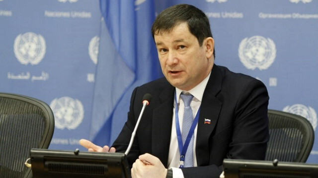 Russia's first deputy envoy to the UN Dmitry Polyansky