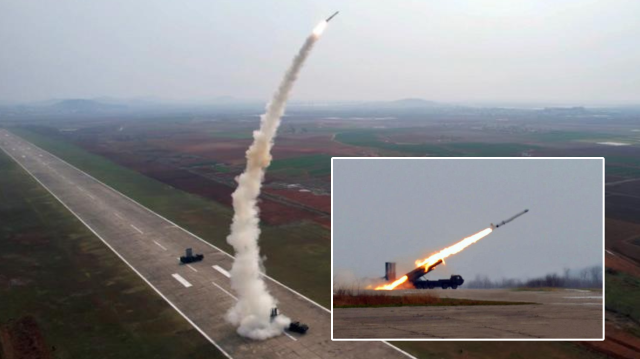 Kuzey Kore süper büyük savaş başlığı ile yeni tip uçaksavar füzesini test etti