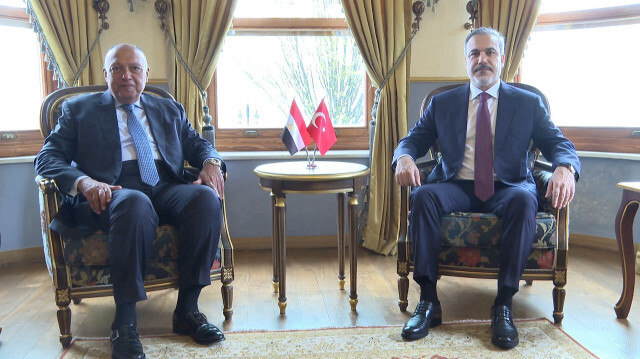 Dışişleri Bakanı Hakan Fidan ve Mısırlı mevkidaşı Samih Şukri