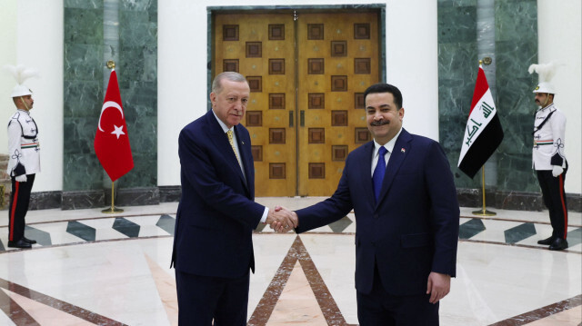 بغداد.. الرئيس أردوغان يلتقي رئيس الوزراء العراقي