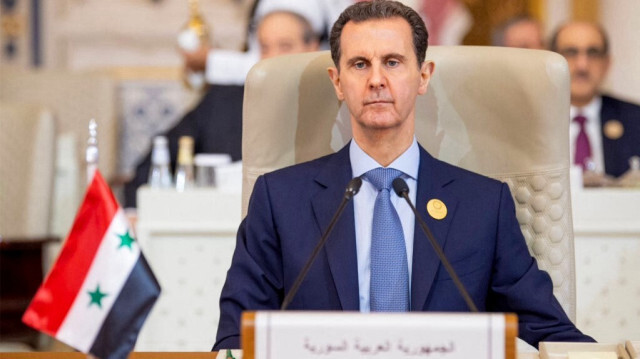 Le président syrien Bachar al-Assad assistant à une réunion d'urgence de la Ligue arabe et de l'Organisation de la coopération islamique (OCI), à Riyad, le 11 novembre 2023.