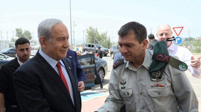 Netanyahu ve Aharon Haliva